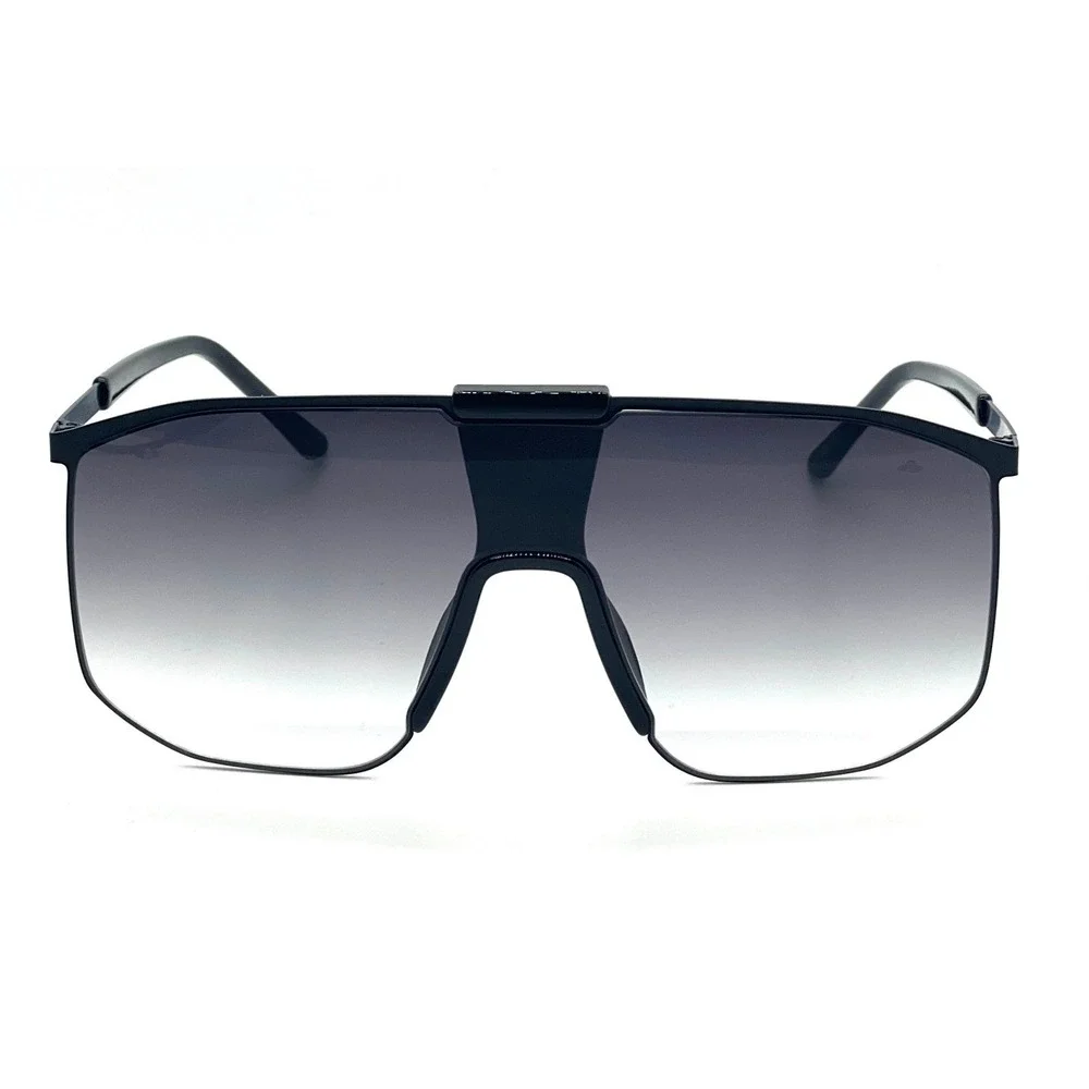 Men Sunglasses Hip Hop Aviator Large‎ Black Gradient Lens Beach Sun Protection